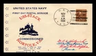 Dr Jim Stamps USS Stack First Day Commission Naval Cancel Cover