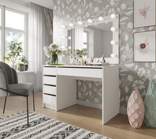 Schreibtisch Schminktisch Adelin Computertisch Computermöbel Arbeitszimmer M24