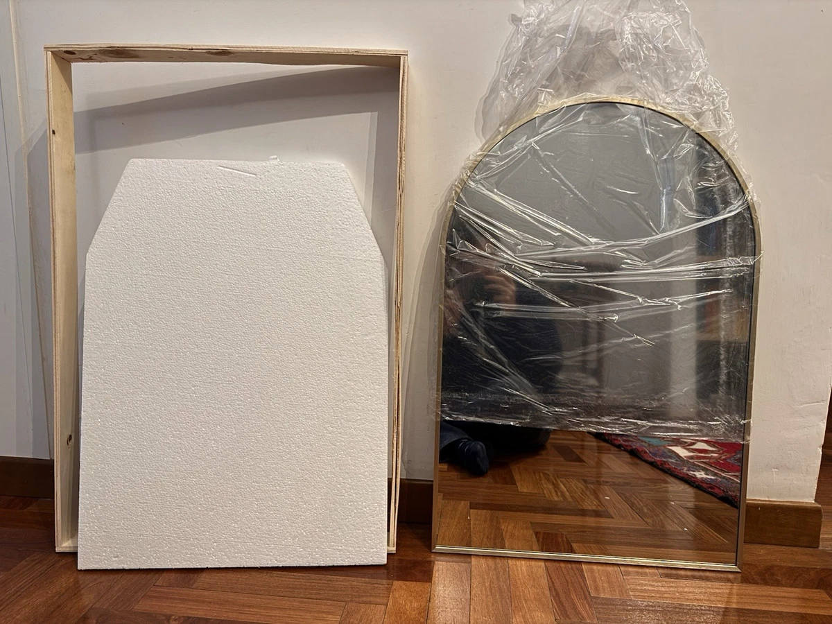 2 Specchi Ad Arco In Acrilico Stile Vintage - Decorazione Da Parete Autoadesiva A Forma Di Finestra, 27x42 Cm - 4