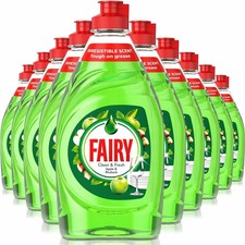 Fairy Washing Up Liquid Apple & Rhubarb - 10 Pack of 320ml 4.68 per litre