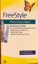 Freestyle Precision Neo Blood Glucose 25 Test Strips