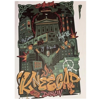 Kneecap Live In Dublin Concert Poster December 2025