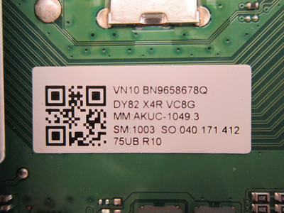 Qカード Samsung UN75DU6900FXZA Main Board / Power Board Combo BN96-58678Q