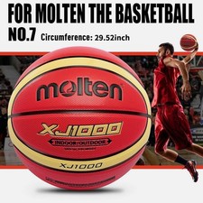 Molten XJ1000 Basketball Ball Size 6 Soft PU Leather Outdoor Game Match Training