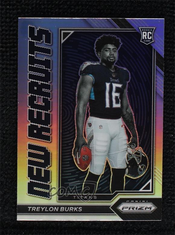 2022 Panini Prizm New Recruits Silver Prizm Treylon Burks #NR-8 1gx0