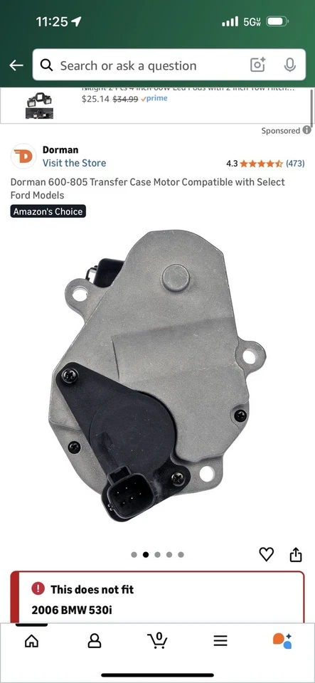 Caja de transferencia motor Dorman 600-805 Foto 4 de 4