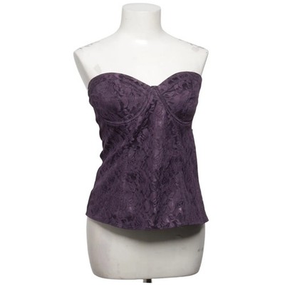 Aimeisu, Tube Top, Größe: M, Schwarz, Baumwolle/Elasthan/Polyamid, Blumen #Bzo
