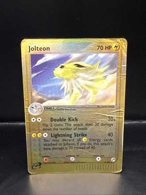 Pokémon TCG Jolteon Sandstorm Holo Rare Card 6/100 Reverse Holo