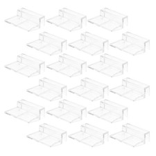 50pcs Acrylic Fish Tank Bracket 10 mm Aquarium Support Tools Glass Cover Clear