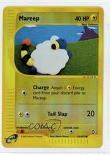 Mareep Reverse Foil Pokemon e-Card Series Aquapolis #93 2003