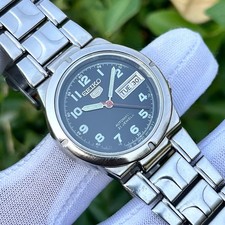 Orologio Vintage Seiko 5 Quadrante Militare Nero Automatico Made in Japan Unisex 4227-00E0