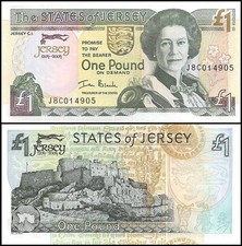 Jersey 1 Pound, 2004, P-31, UNC, Commemorative