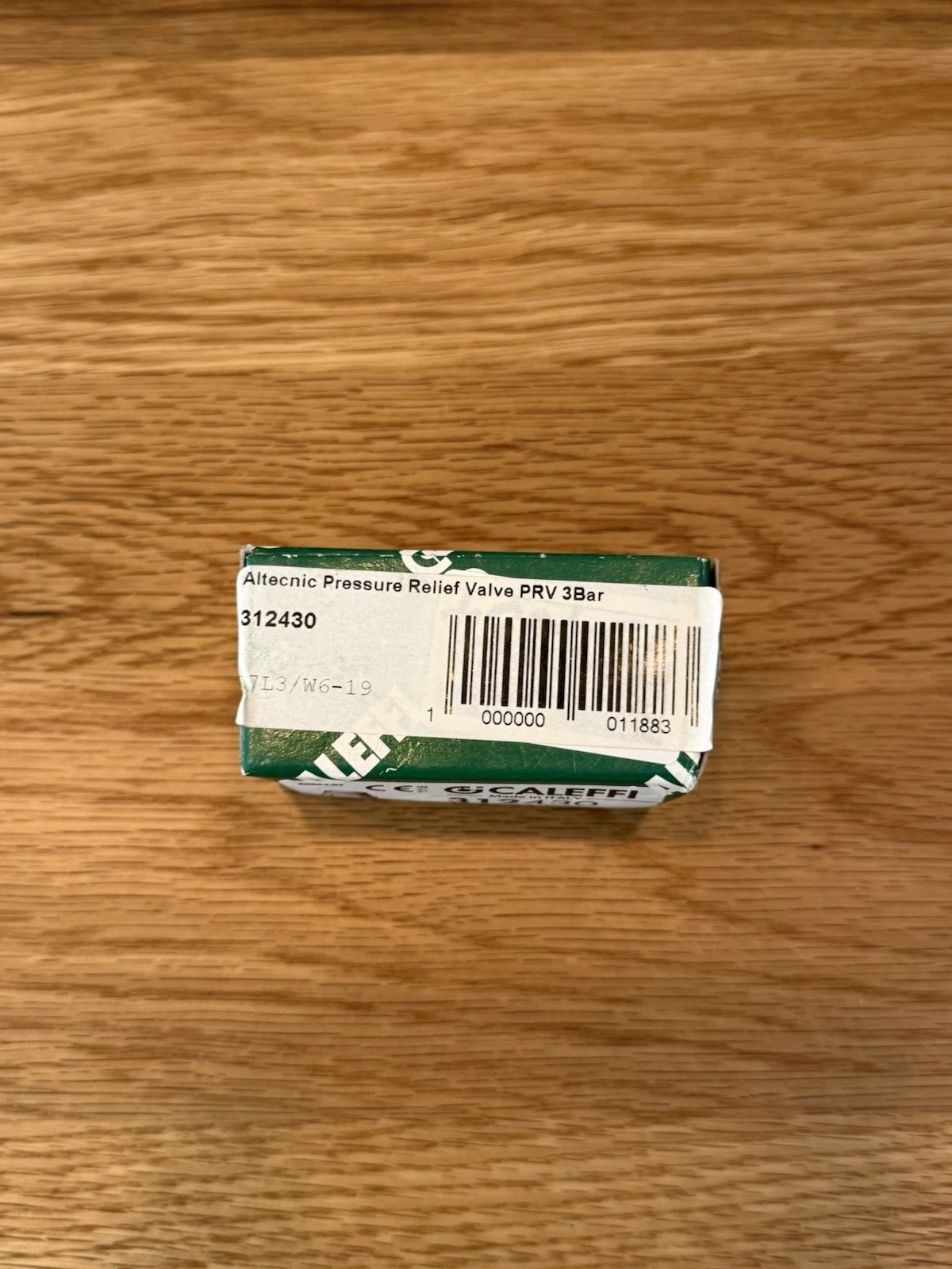 Altecnic Caleffi 312430 1/2" 3 Bar Pressure Relief Valve 1/2" MBSP x 1/2" - New 2