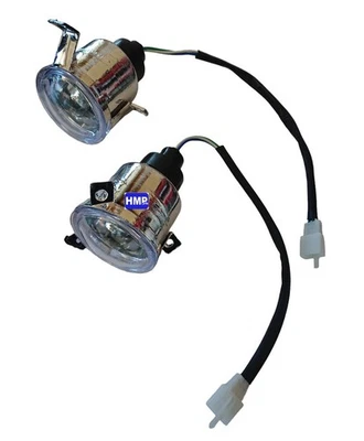 Scheinwerfer Hauptscheinwerfer Set 64mm 12V r & l für ATV Kinderquad HMP33 NEU! - Bild 1 von 4