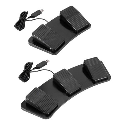 USB-Fußschalter-Zubehör, Plug & Play, 2 m langes Kabel,