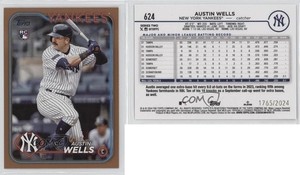 2024 Topps Series 2 Gold /2024 Austin Wells #624 Rookie RC