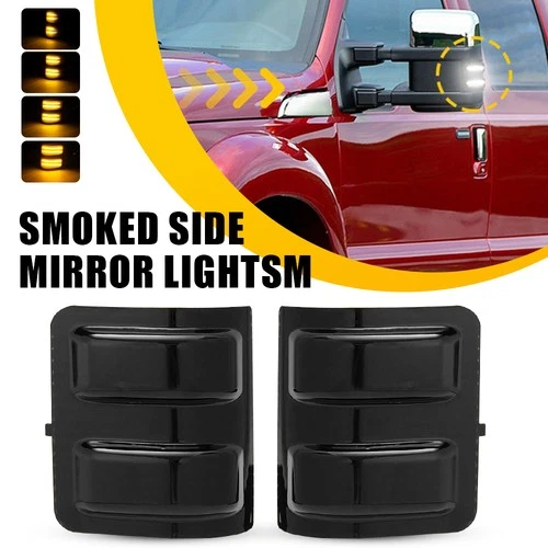 Switchback Sequential Tow Mirror Turn Signal Light For 2008-2016 Ford F250 F350