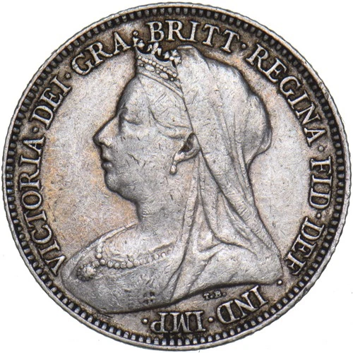 1897 Victoria Sixpence — photo from the most recent tracked eBay sale