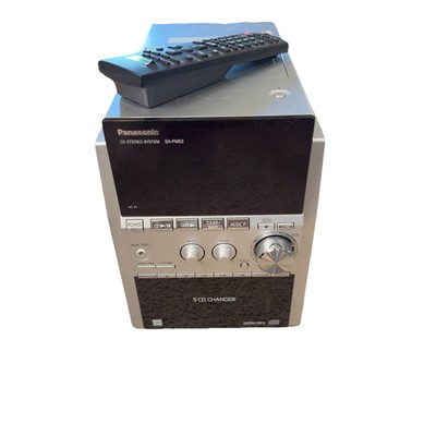 Panasonic SA-PM53 Bookshelf Stereo 5-CD CHANGER, TAPE AM/FM RADIO