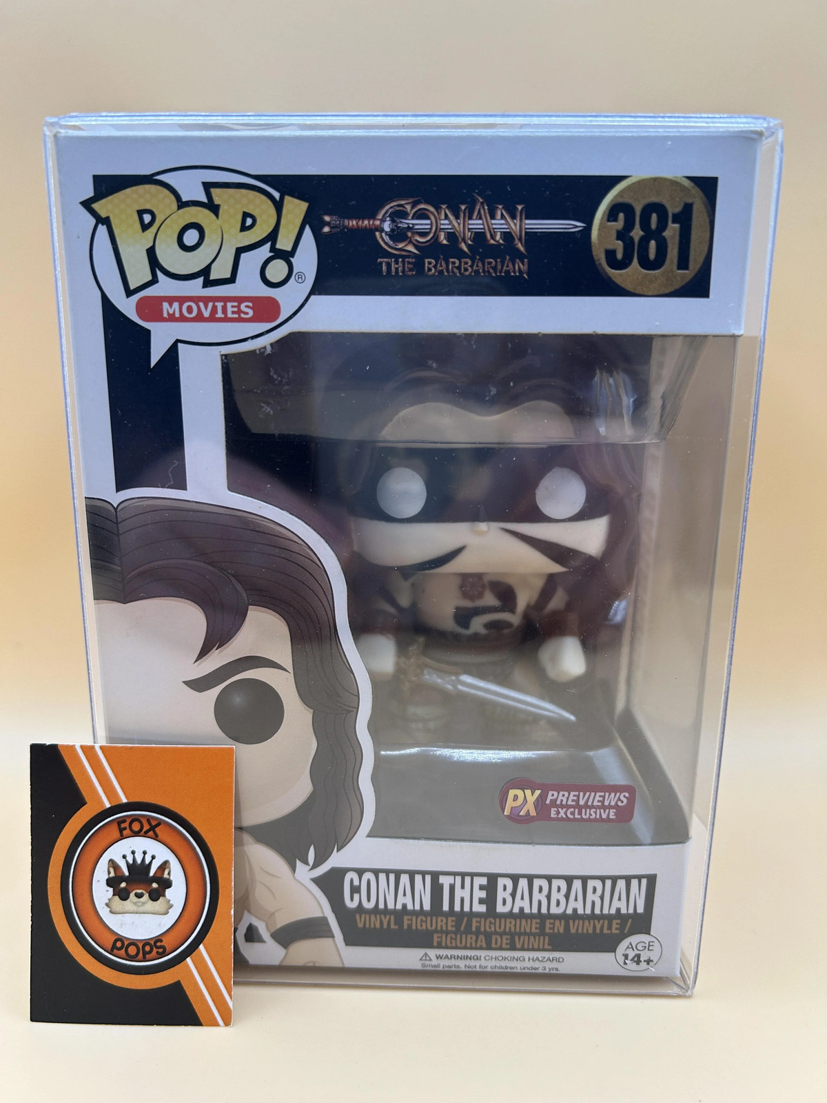 Conan The Barbarian Funko Pop #381 - PX Previews War Paint Variant