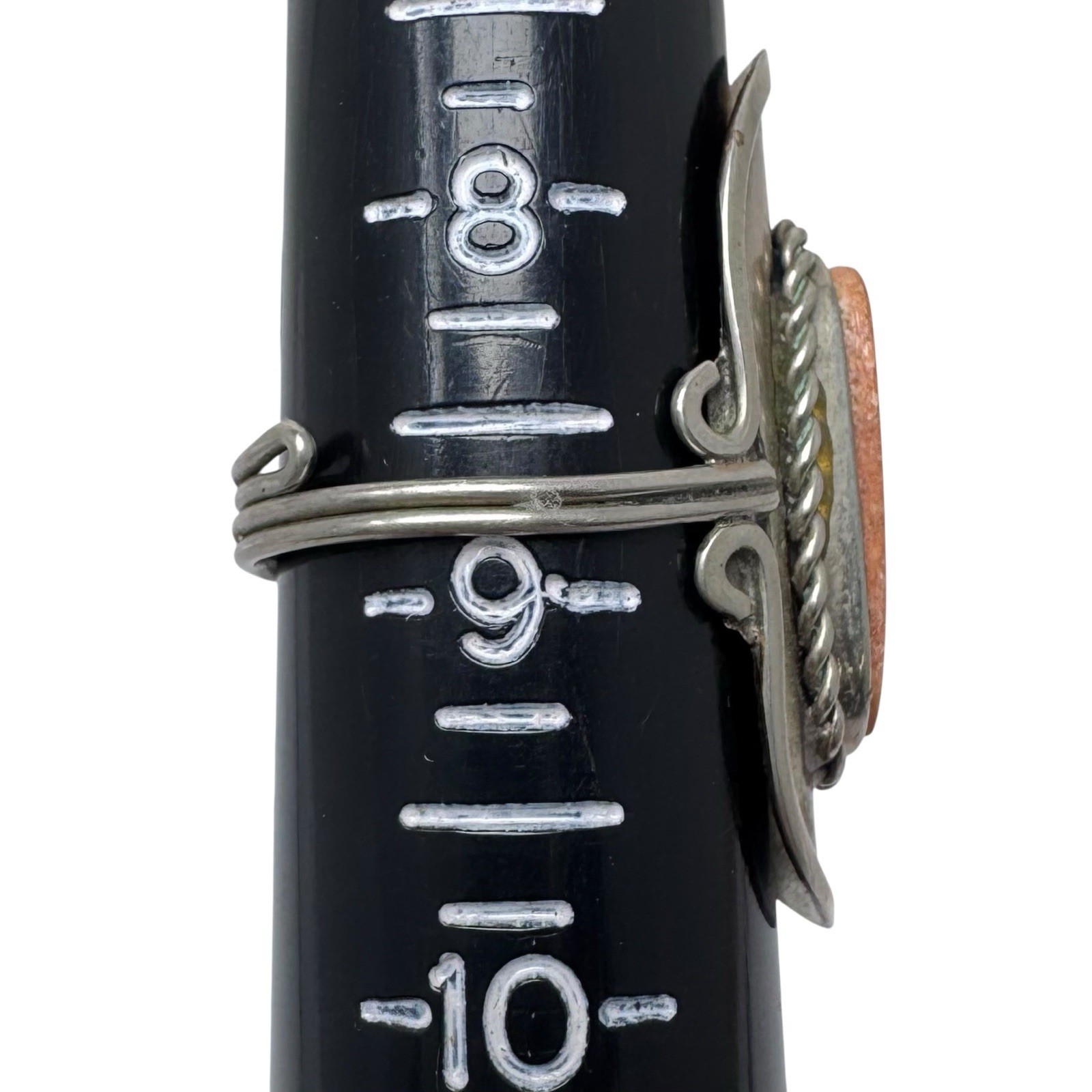 Vintage Silver Tone Adjustable Statement Ring Ora… - image 8