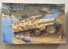 NEW SD. Kfz. 250/8 Neu 7.5cm KwK37(L/24) DRAGON 'Stummel' tummel tank 6102