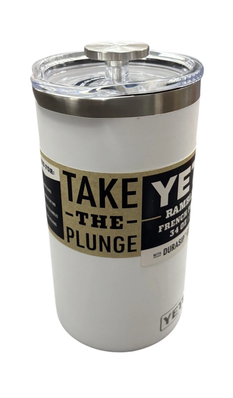 YETI Rambler 34 oz. French Press Coffee Maker - White
Opens in a new window or tab