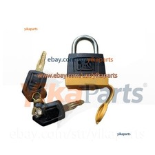 For Caterpillar Fuel Tank Caps Padlock 5P8500 W/2 Keys E320B Loade
