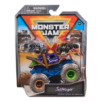 Monster Jam 2024 Series 37 Diecast 1:64 Scale Monster Truck Salvager Reckless Tr