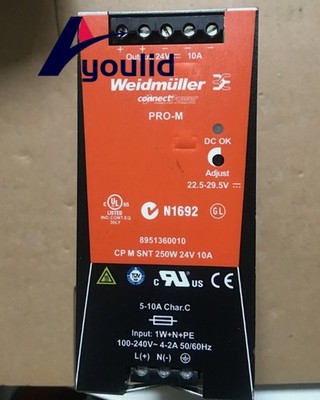 One Brand New WEIDMULLER CP M SNT 250W Power Supply 24V 10A