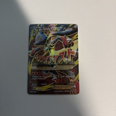 Pokémon TCG M Lucario EX Holo Full Art Ultra Rare Card 55a/111
