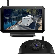 RV Backup Camera Wireless System for Furrion with 5-Inch Monitor 1080P, 5 inch