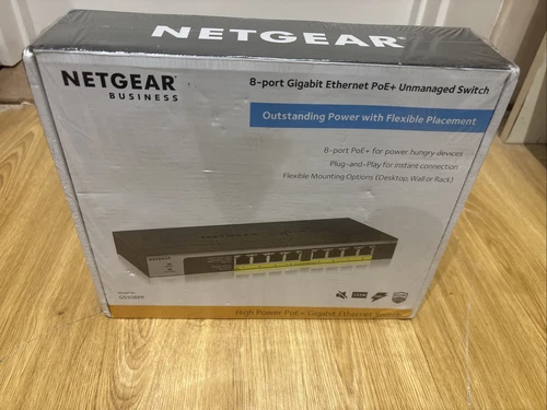NETGEAR GS108PP 8-Ports Ethernet Switch