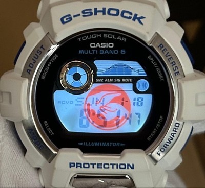 Gwx-8903k-7jr Casio G-shock Dolphin Whale Solar Radio Watch 25th 