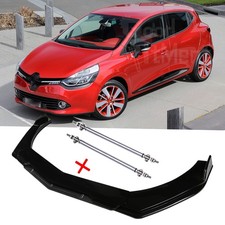 Für Renault Clio Auto Front Spoiler Lippe Frontspoiler Stoßstange + Stützstange