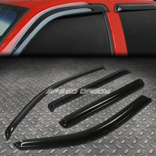 [4PCS]FOR 02-06 TRAILBLAZER EXT ENVOY XL SMOKED WINDOW VISOR WIND/RAIN DEFLECTOR