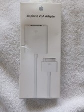 Genuine Apple 30 Pin to VGA Adapter MC552ZM/B iPad iPhone iPod Video Out A1368