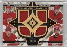 2018-19 Ultimate Collection Tier 1 30/99 Michael Rasmussen Dennis Cholowski 1k9