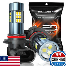 SEALIGHT 9006/HB4 LED Fog Light Bulbs 6000K Xenon White - Pack of 2