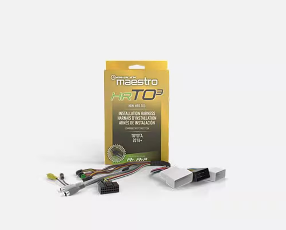 Maestro - Т-образный жгут проводов для автомобилей Toyota 2018 с разъемами HU - Черный 11690₽
