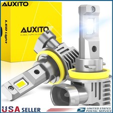 H11 LED Headlight Super Bright Bulbs Kit 6500K White 330000LM HIGH/LOW BEAM E