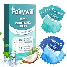 21/42PCS Teeth Whitening Strips Bleaching White Strips Dental Tooth Whitener 