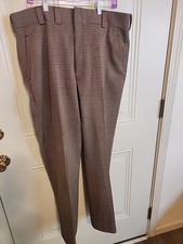 Trumpeter Slacks By Hart Schaffner Marx Vtg. Mens Houndstooth 36 X 31 Halloween
