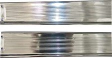 Door Sill Scuff Step Plates Rh Lh 1961 1962 Ford Galaxie - 2dr Models