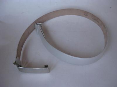 Mondi Sport Germany smooth supple neutral Bone Leather Belt Women XS 30'' long