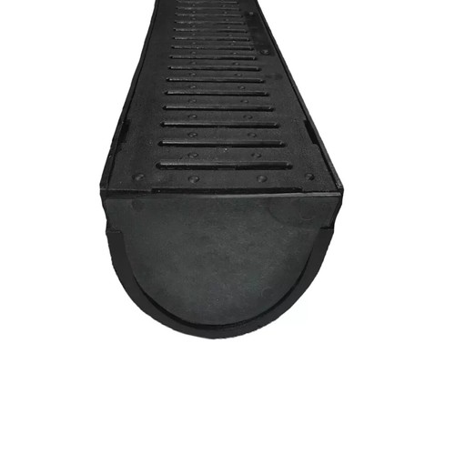 Plastic Drainage Channel – 1m A15 Grated Driveway/Garden Drain – Clip ...