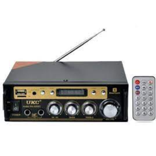 AMPLIFICATORE STEREO 2x60W CON RADIO FM BLUETOOTH E TELECOMANDO - Picture 1 of 2