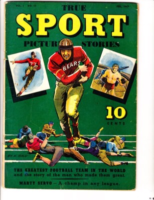 True Sport Picture Stories Vol. 1, #11 (1943): FREE to combine: Good/Very Good