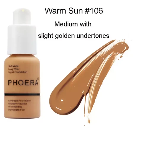 PHOERA® Liquid Matte Flawless Long Lasting Full Coverage Foundation Concealer UK