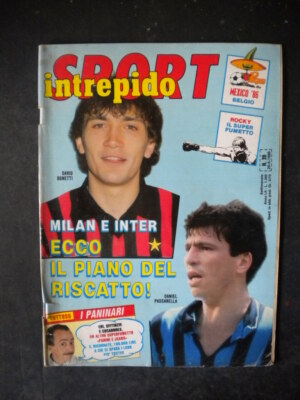 INTREPIDO 20 1986 DARIO BONETTI DANIEL PASSARELLA [VL20]